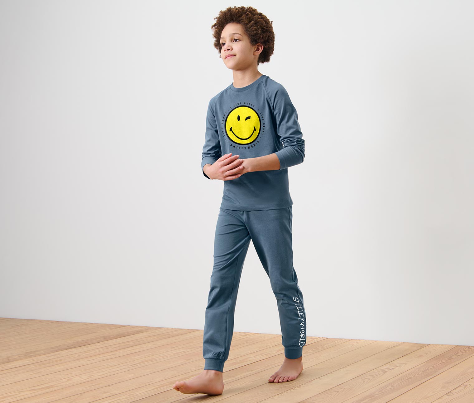 2 Kinder-Pyjamas »Smiley«