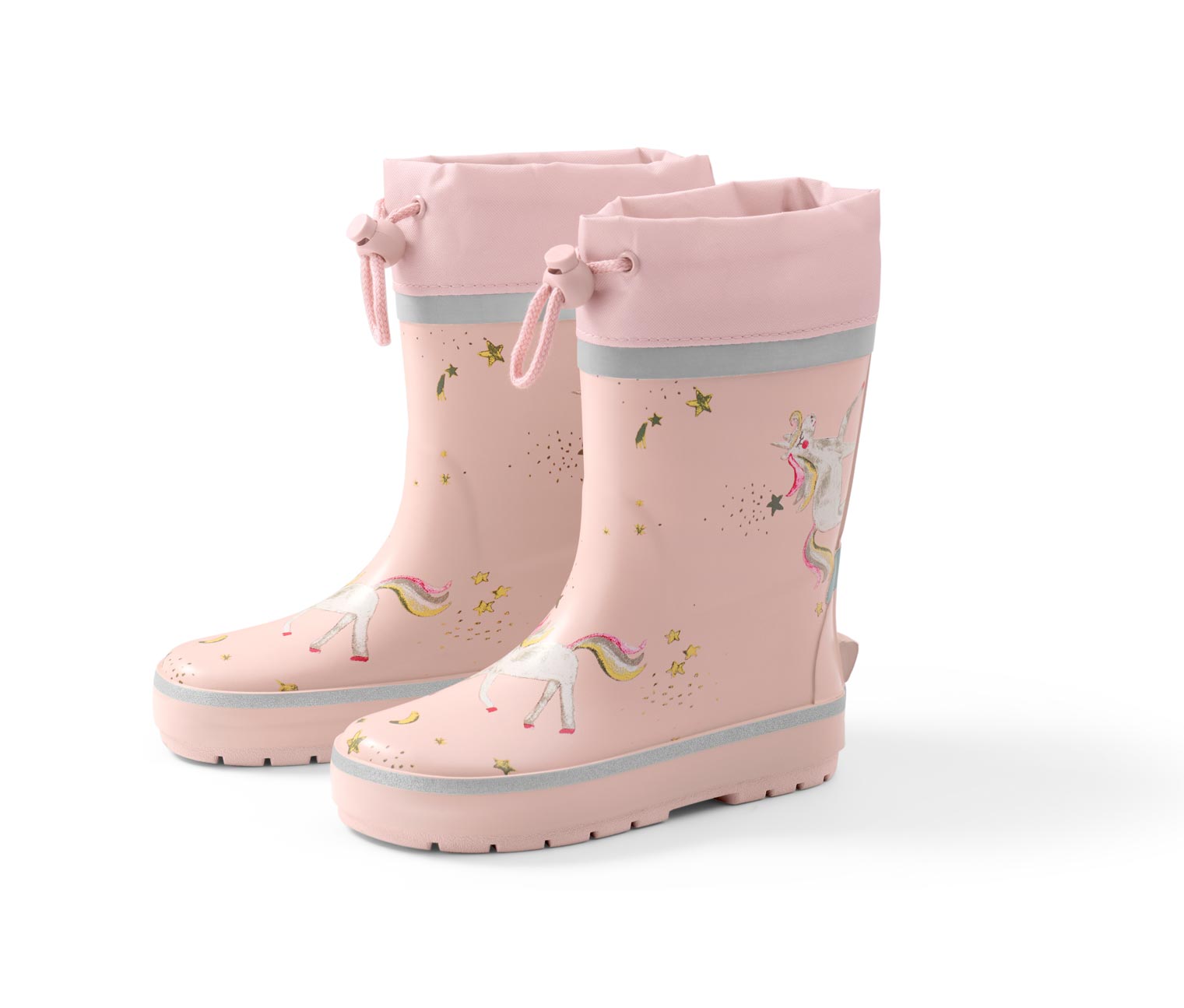 Gummistiefel, rosa Einhorn