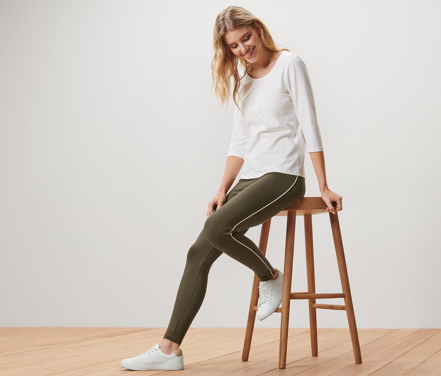 Leggings mit Paspelierung