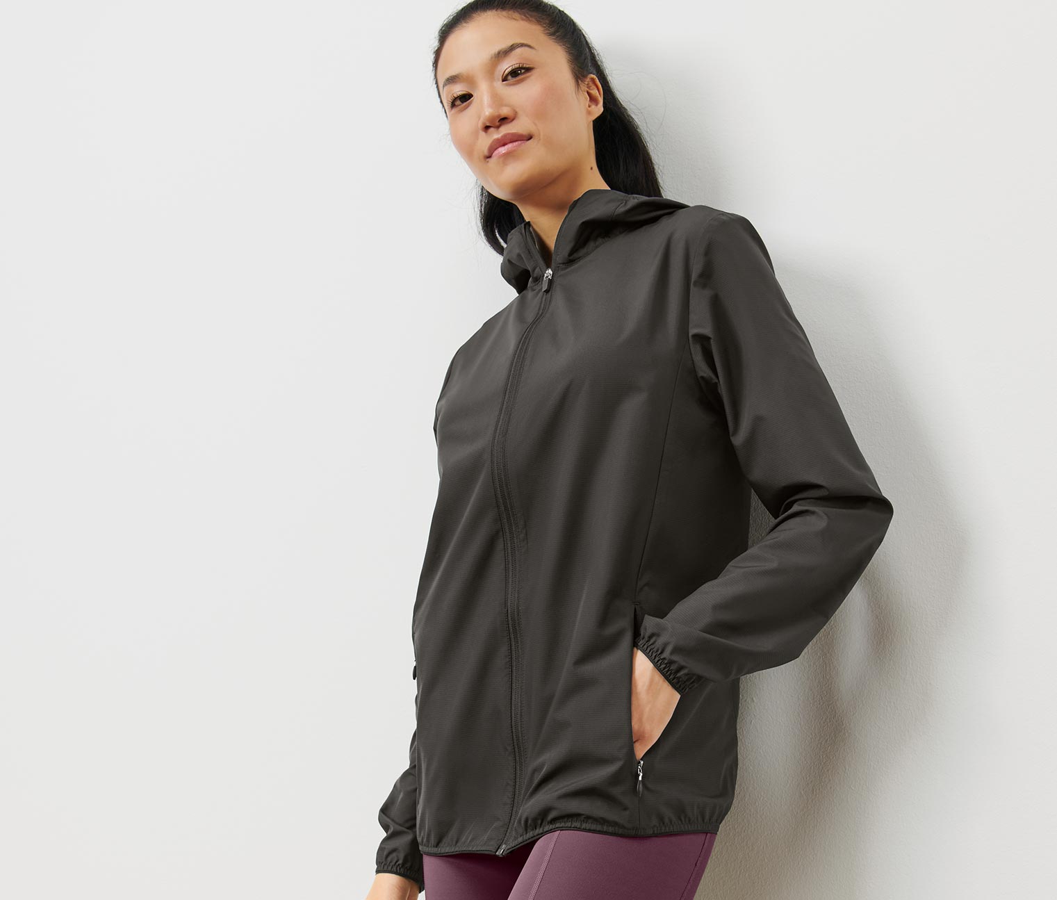 Leichte Funktionsjacke, packable