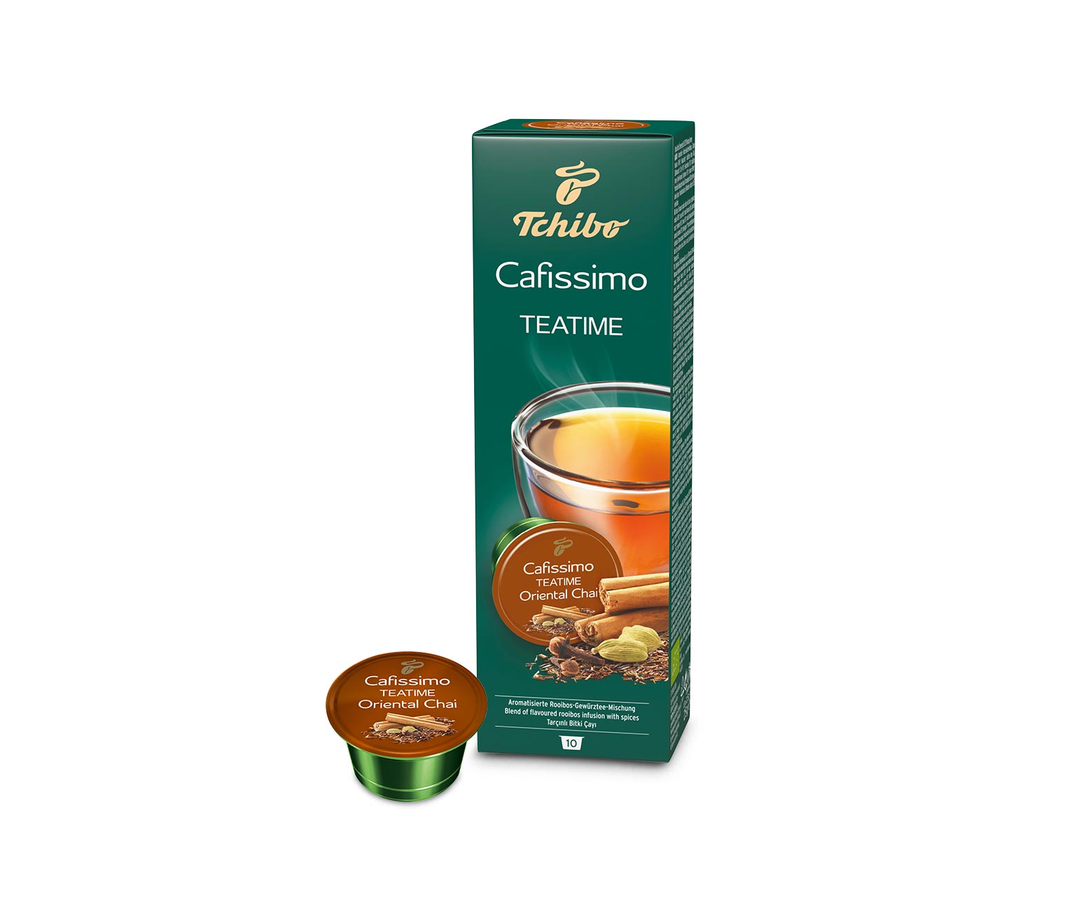 NEU: CAFISSIMO TEATIME Oriental Chai – 10 Kapseln