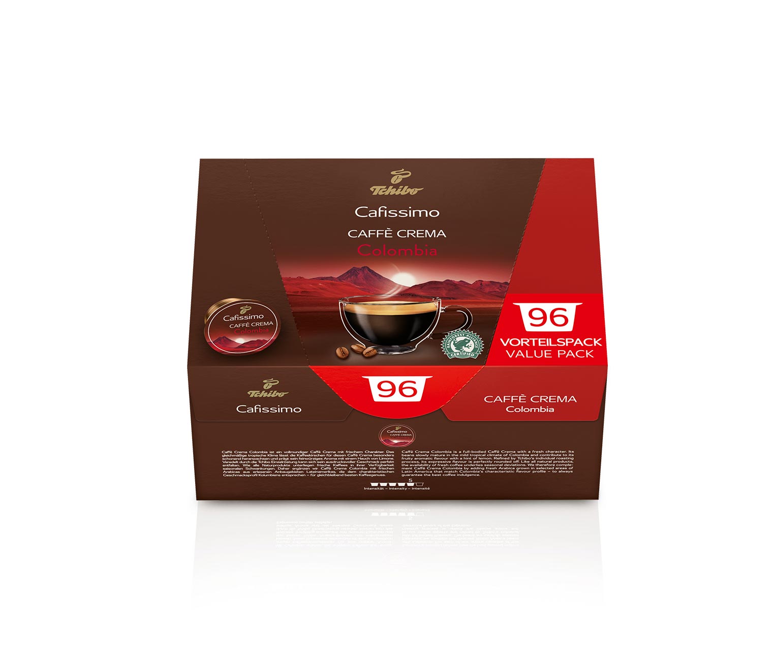 96 Kapseln Caffè Crema Colombia Andino x4