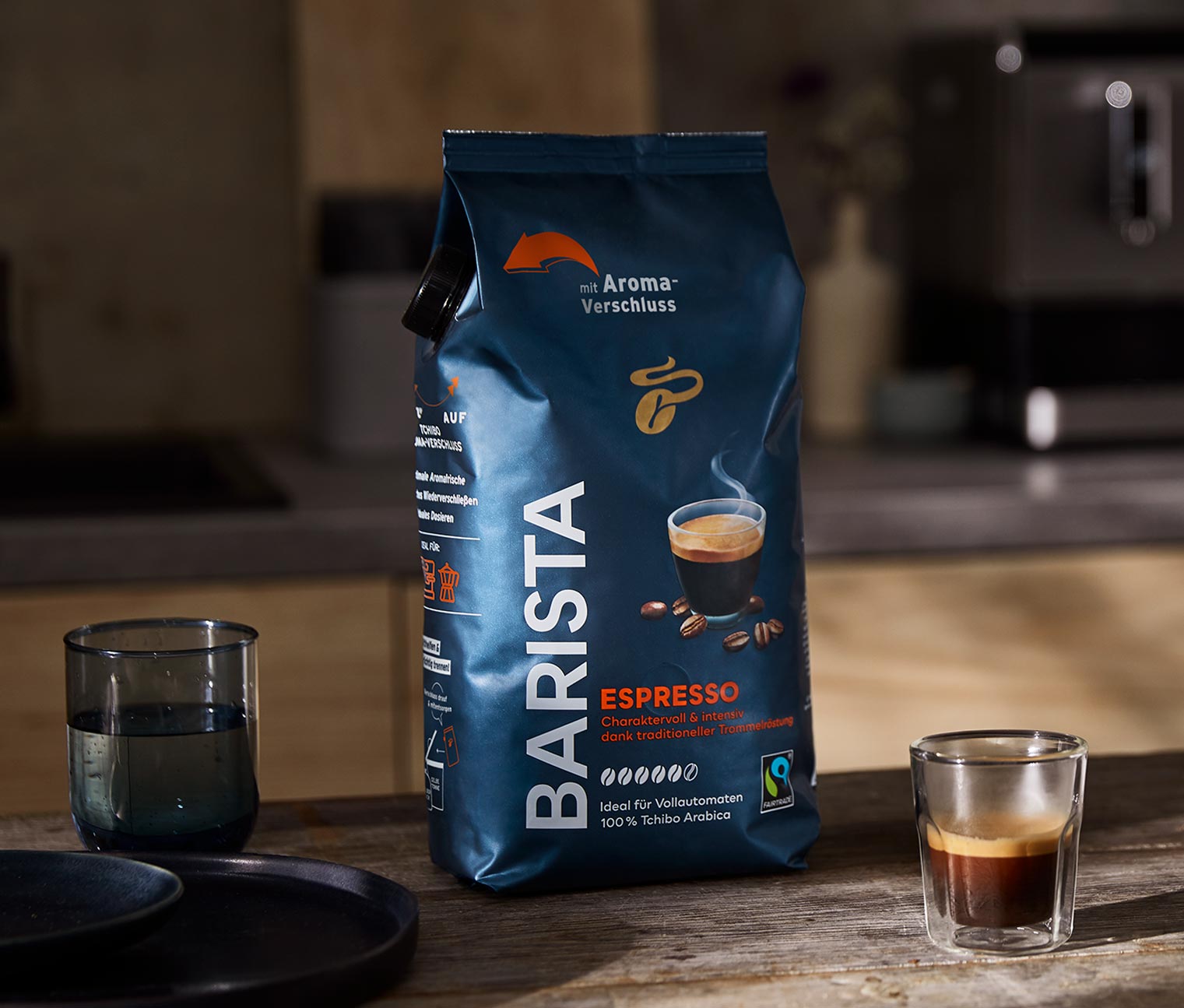 BARISTA Espresso – 8x 1 kg Ganze Bohne