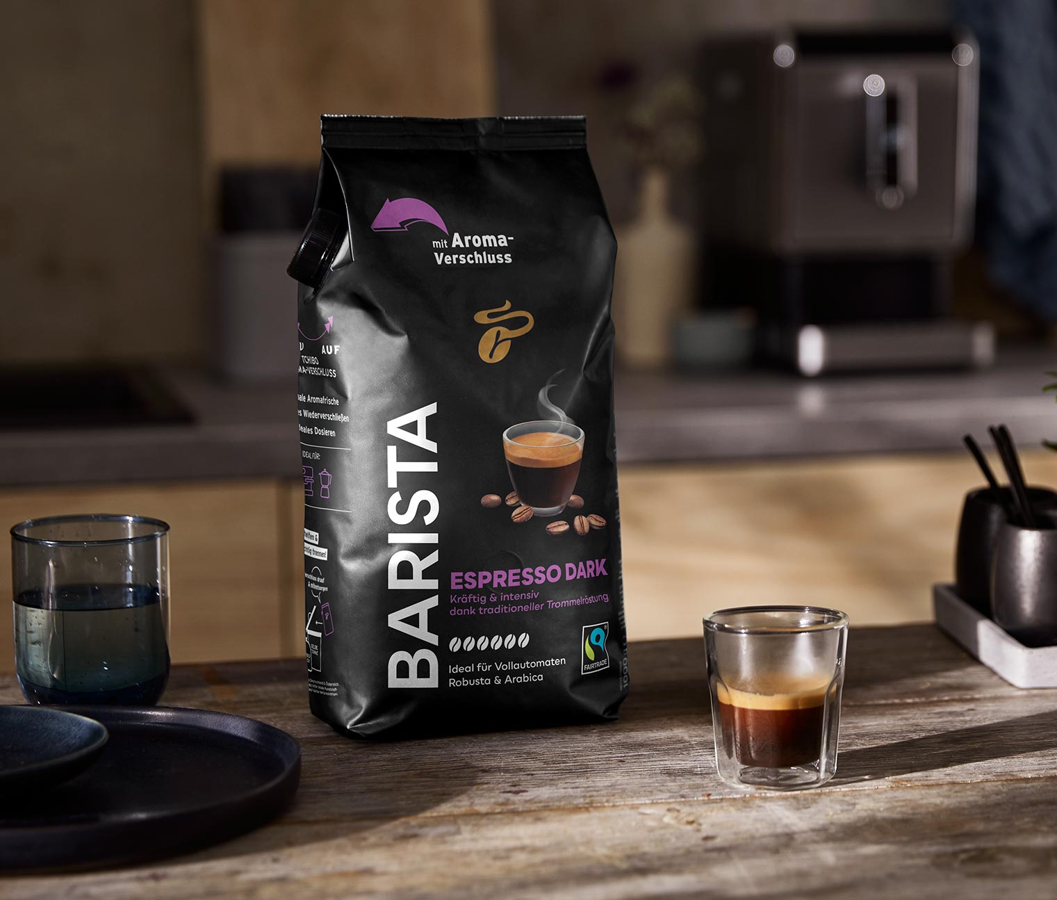 BARISTA Espresso Dark - 1 kg Ganze Bohne