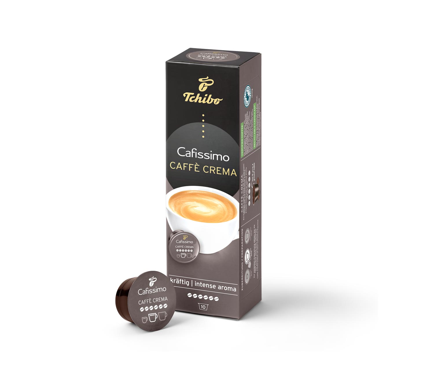 Caffè Crema Kräftig – 10 Kapseln