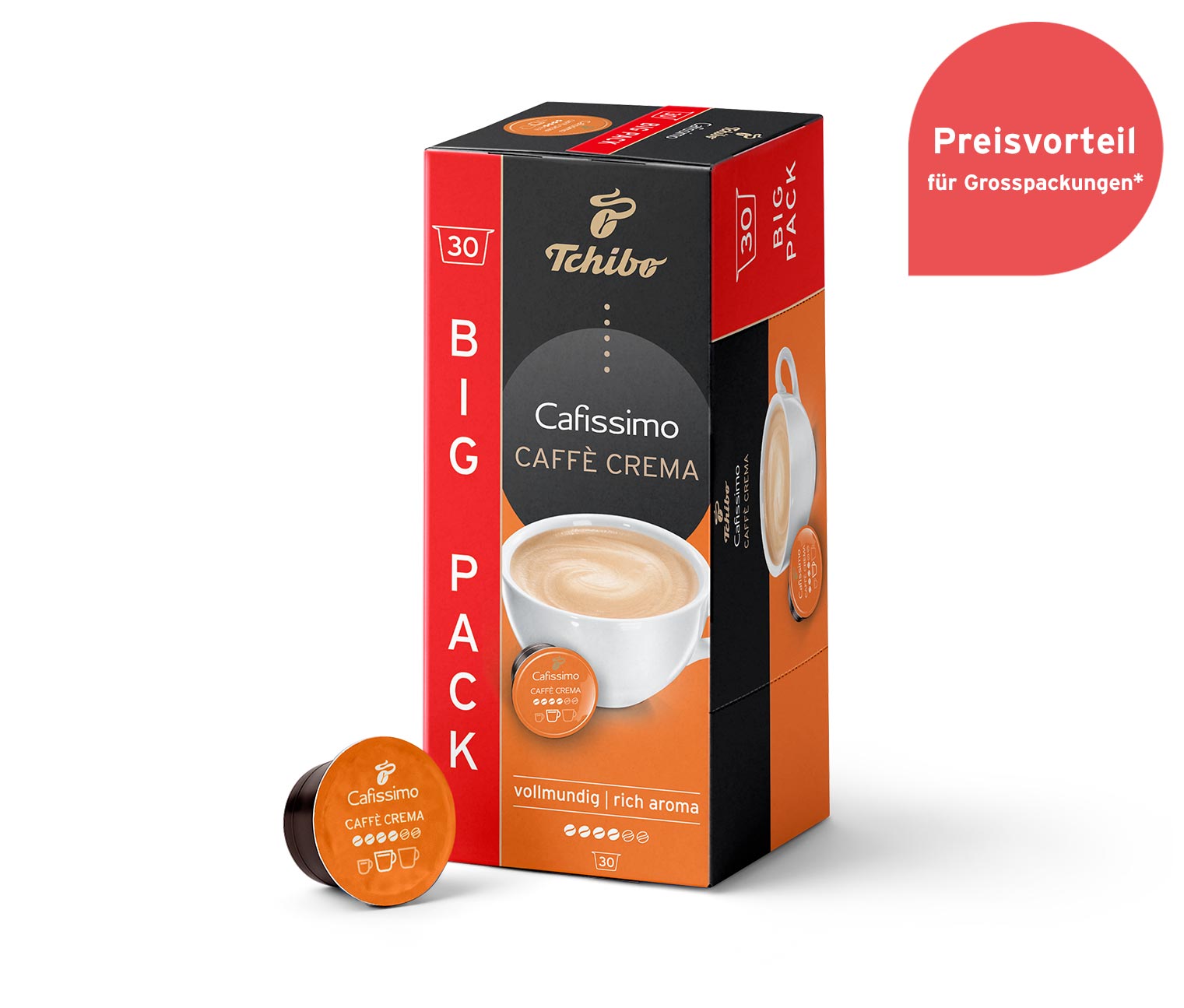 NEU: Caffè Crema vollmundig – 30 Kapseln