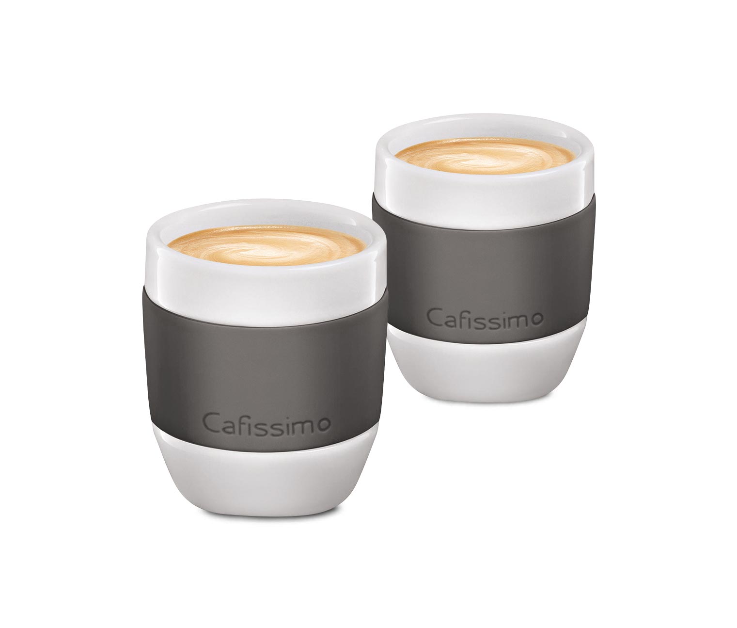 Cafissimo mini Espressotassen, grau