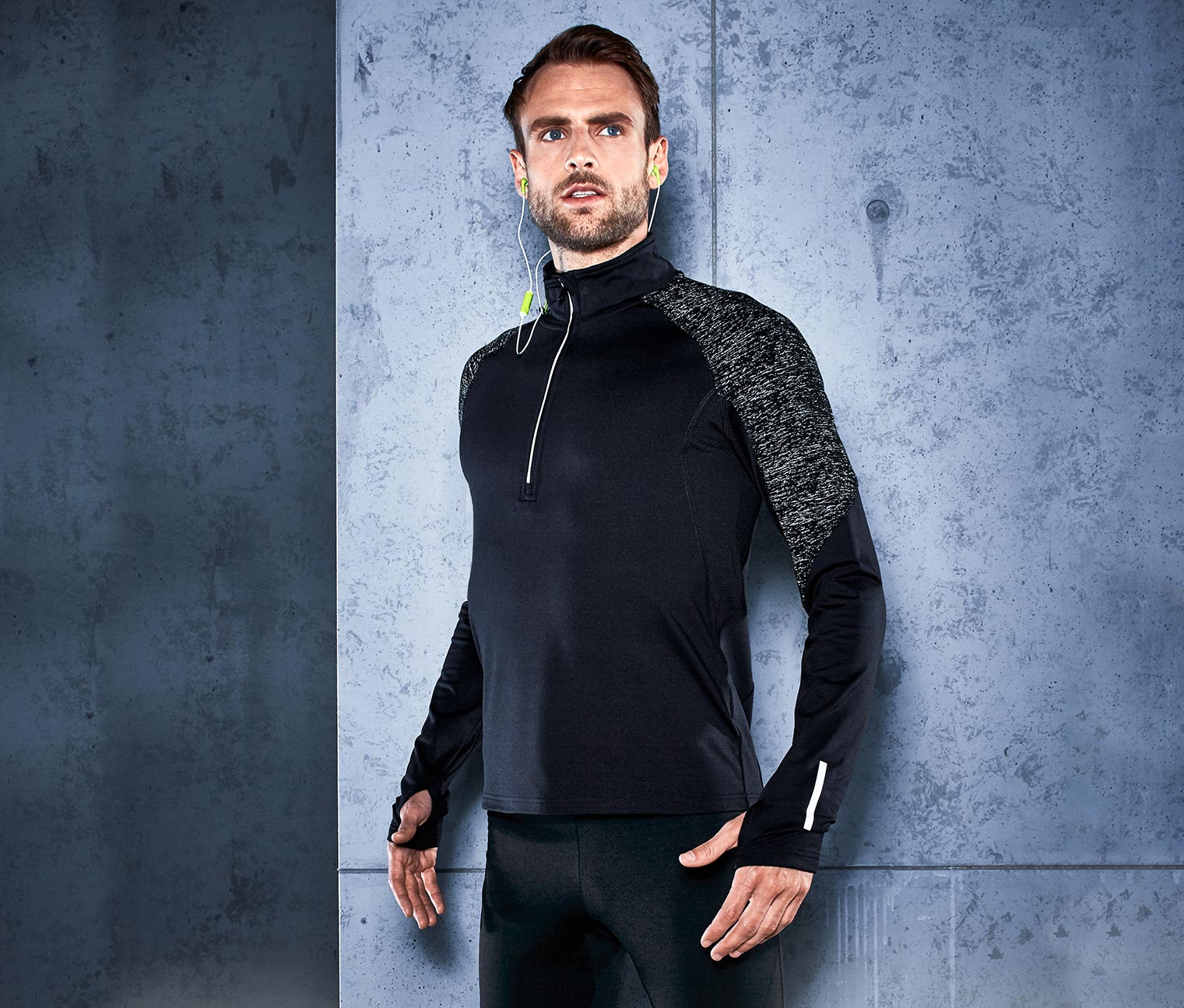 Thermo-Laufshirt, anthrazit