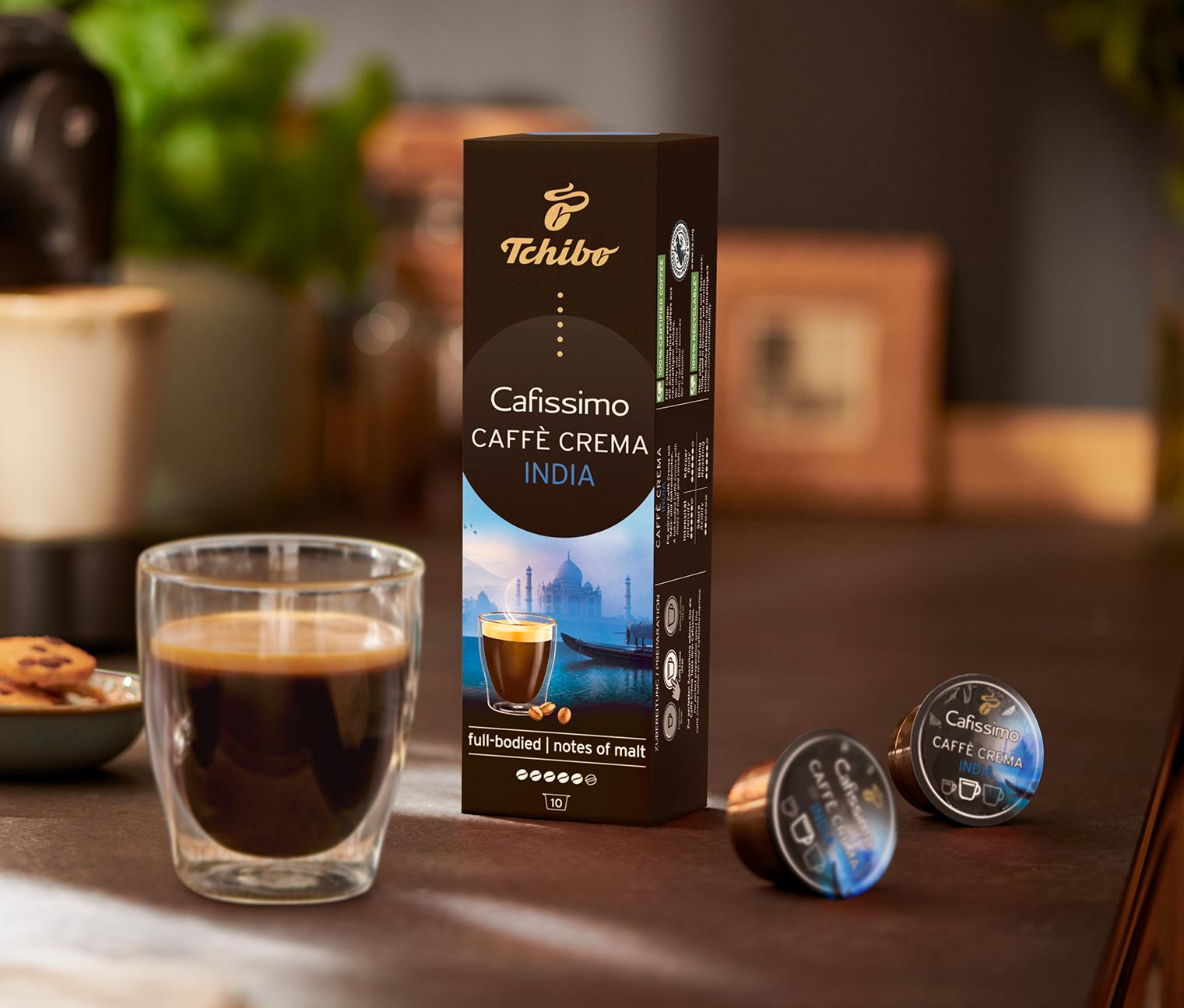 80 Kapseln Caffè Crema India Sirisha