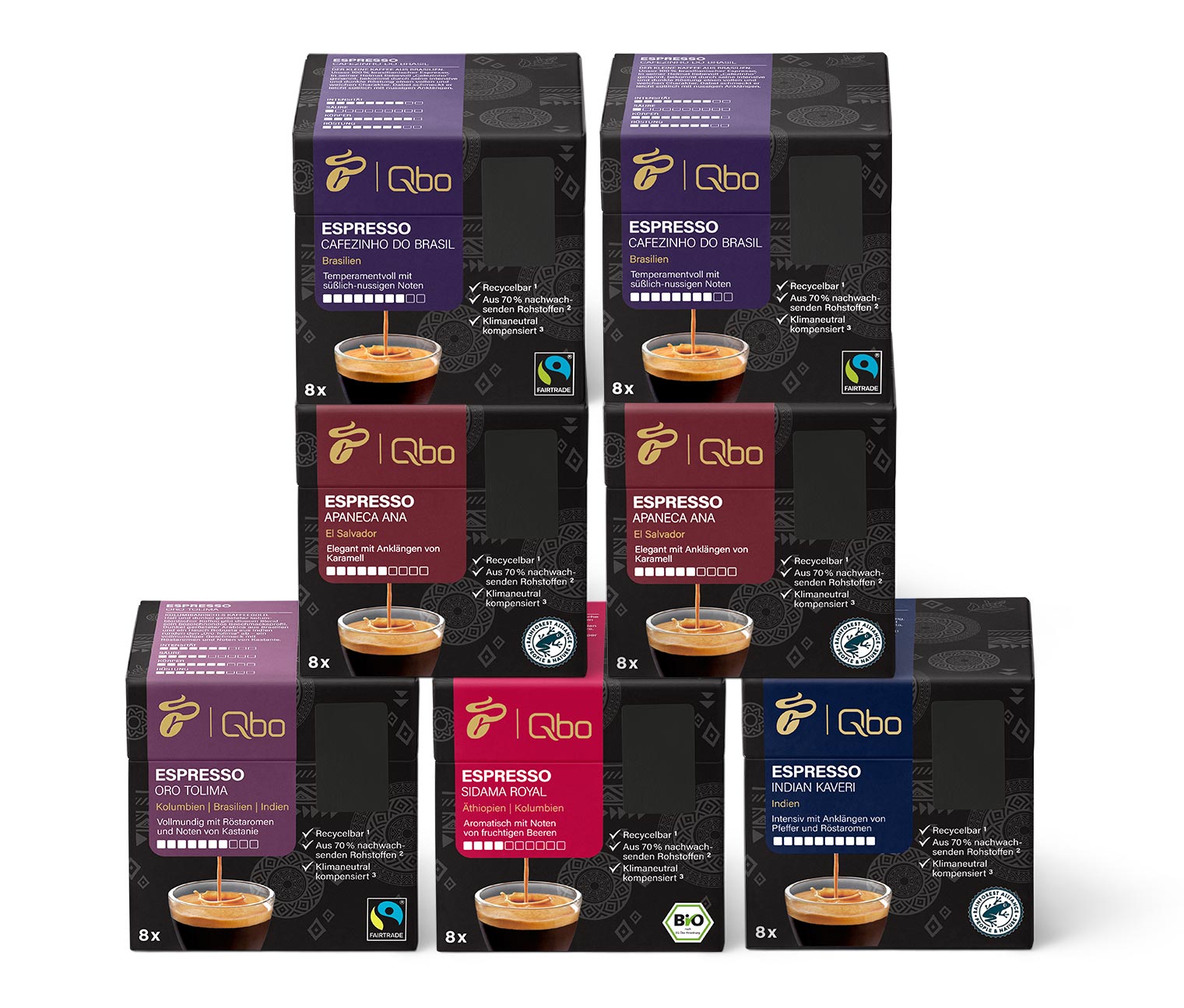 Qbo Kapsel-Bundle \"Espresso\"