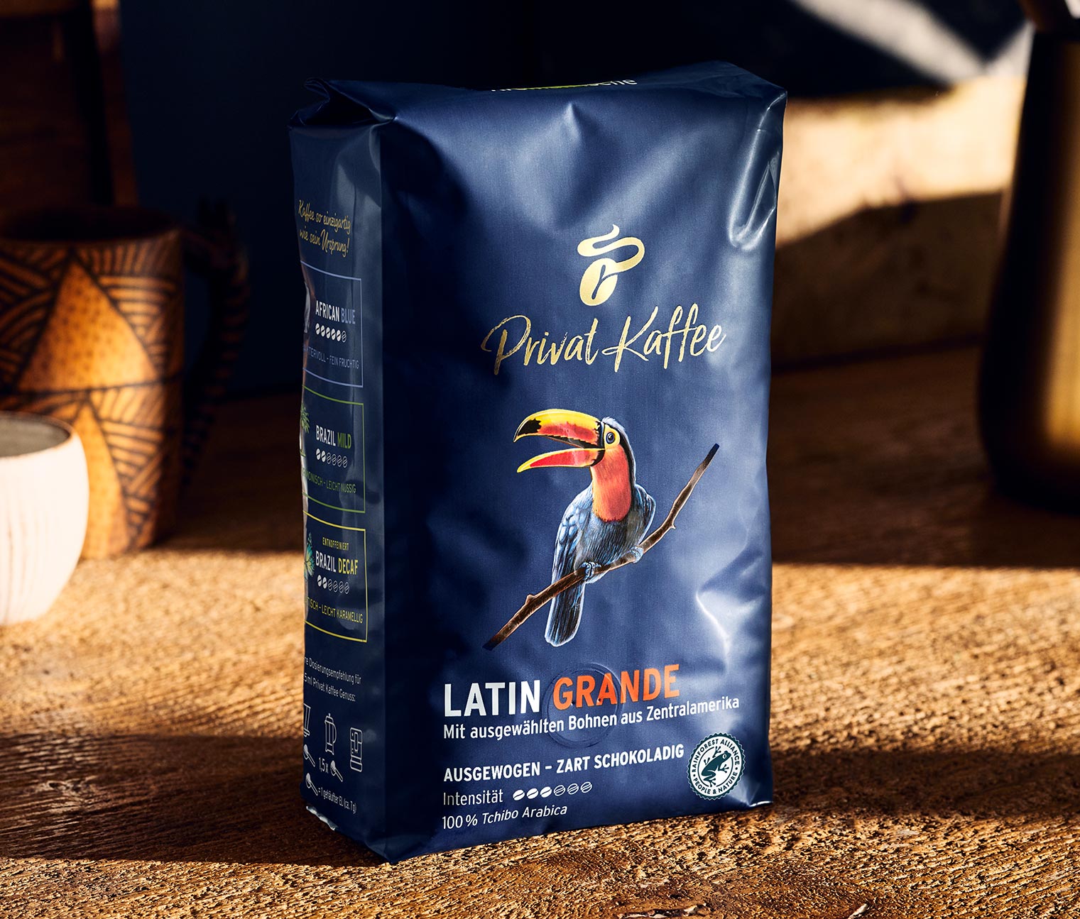 Privat Kaffee Latin Grande - 6x 500 g Ganze Bohne