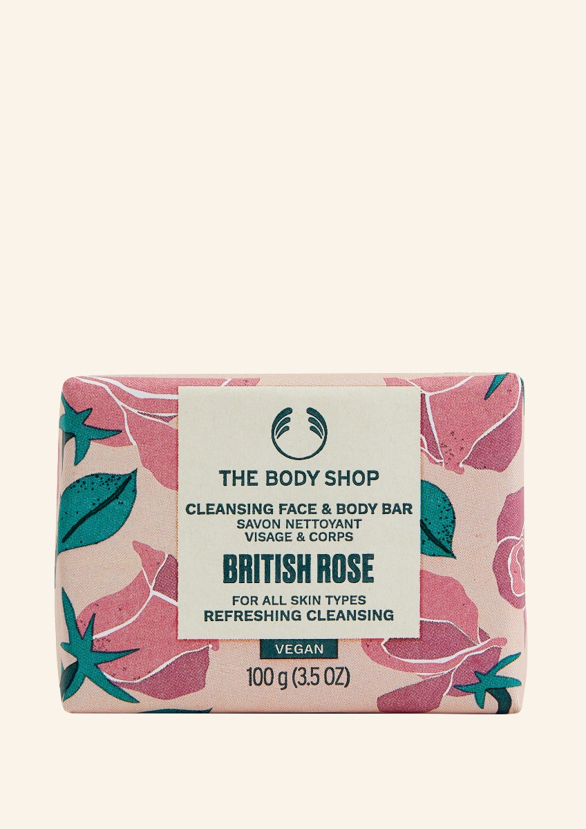 British Rose Face & Body Seife