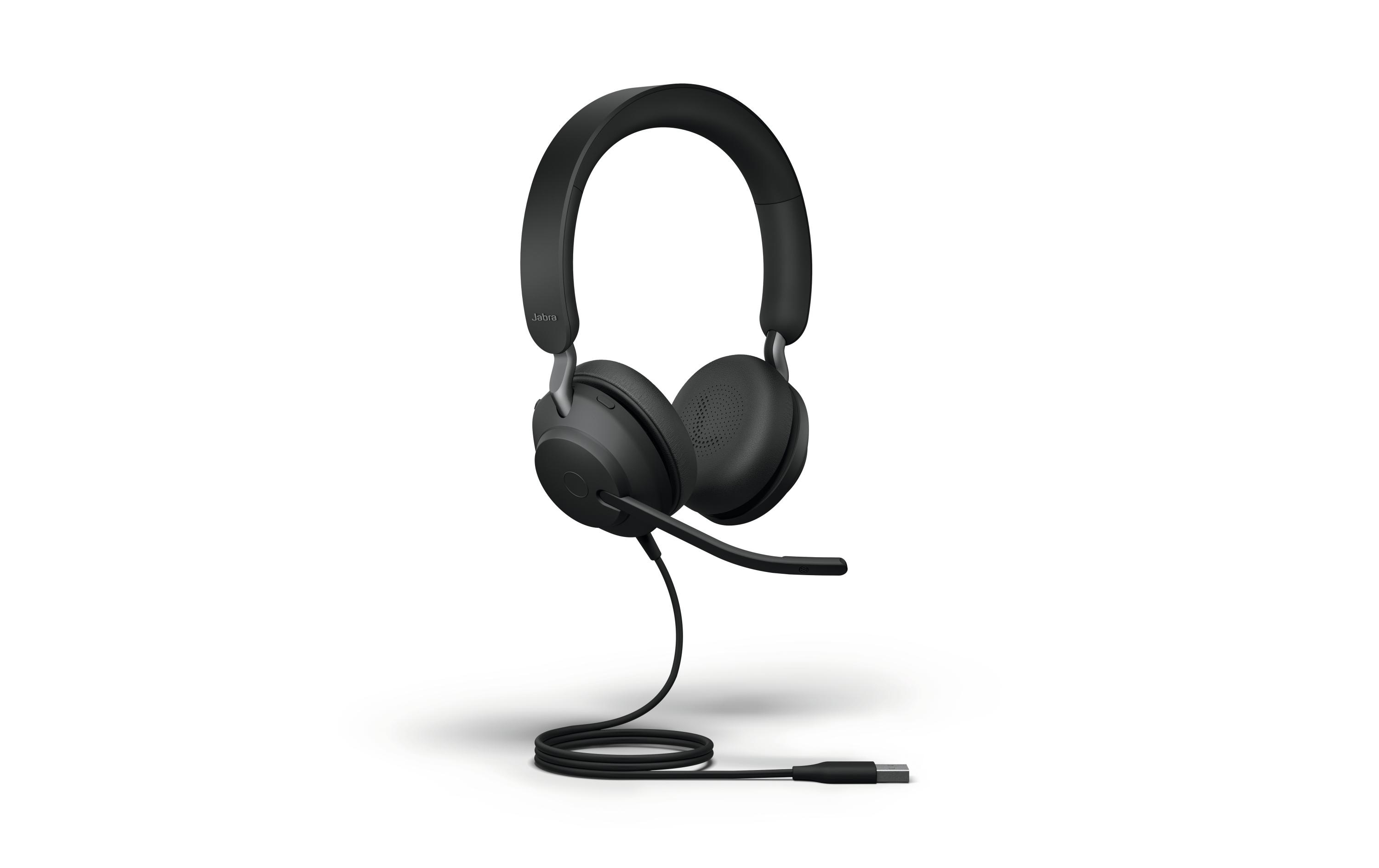 Jabra Headset »Evolve2 40 Duo UC«, Noise-Cancelling