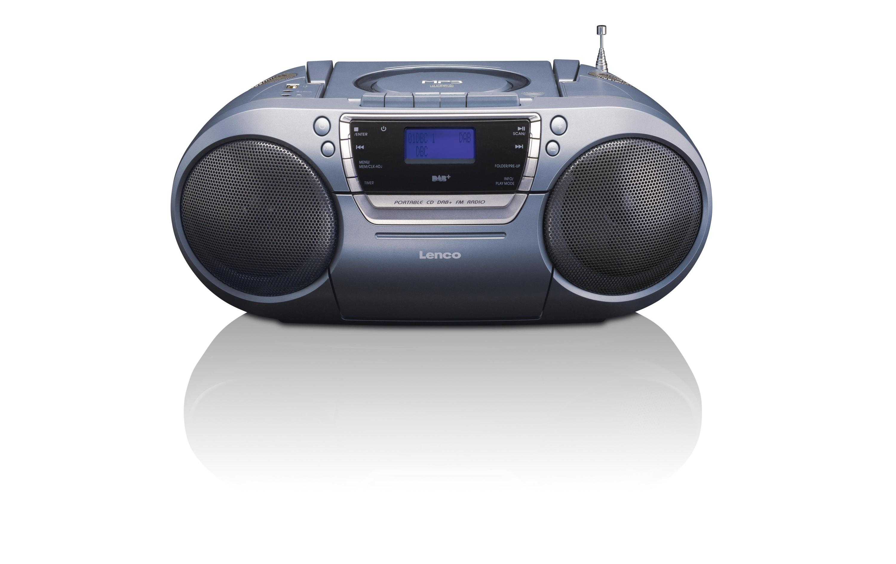 Lenco Digitalradio (DAB+) »SCD-680 Grau«, (CD Digitalradio (DAB+)-FM-Tuner)