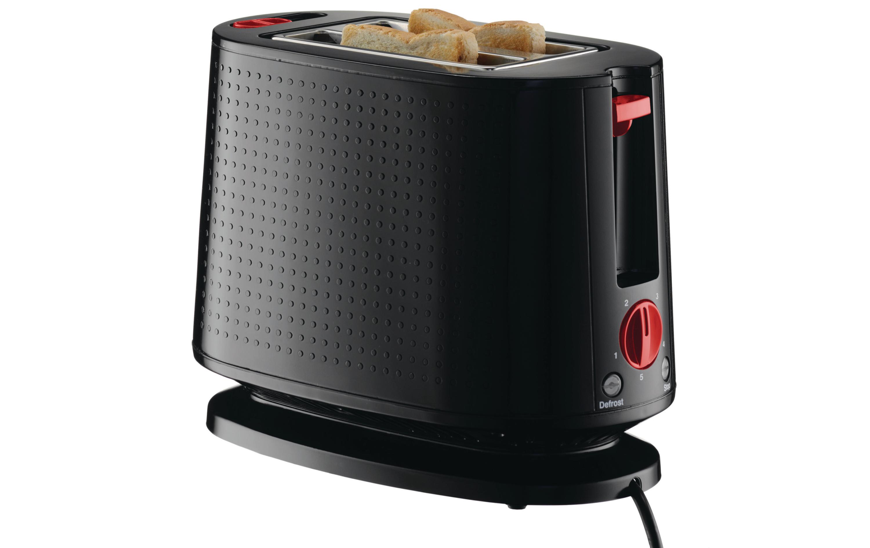 Bodum Toaster »Bistro Schwarz«, für 2 Scheiben, 940 W
