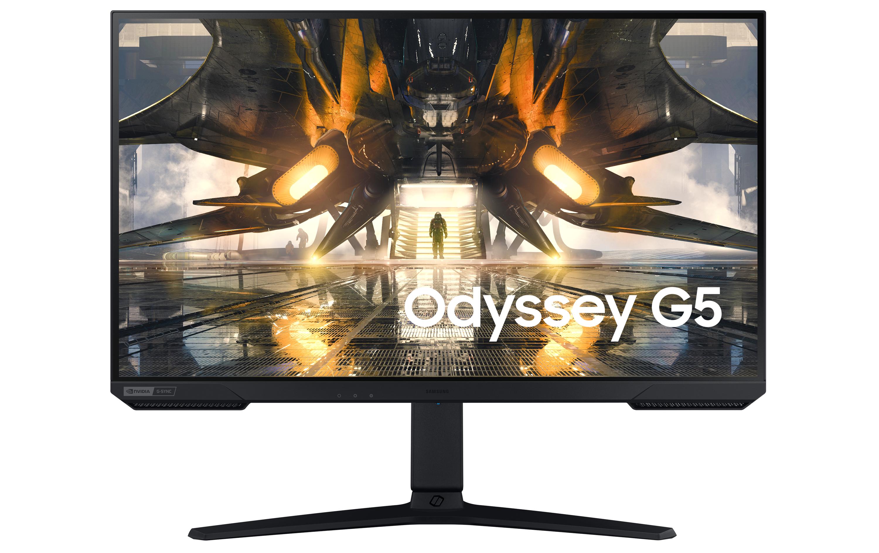 Samsung Gaming-Monitor »Odyssey G5 LS27AG52«, 68,31 cm/27 Zoll, 2560 x 1440 px, WQHD, 1 ms Reaktionszeit, 165 Hz