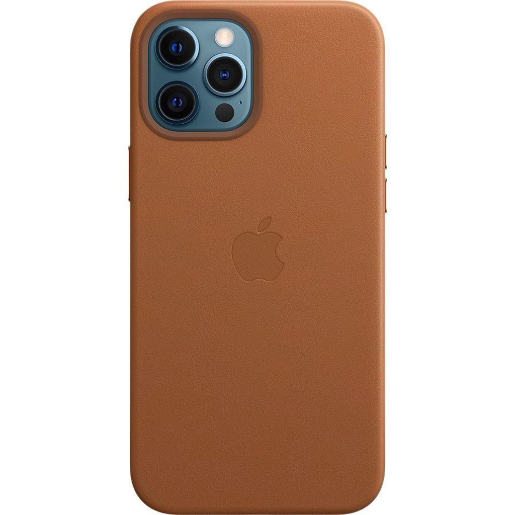Apple Smartphone-Hülle »Apple iPhone 12 P Max Leder Case Mag Brown«, MHKL3ZM/A