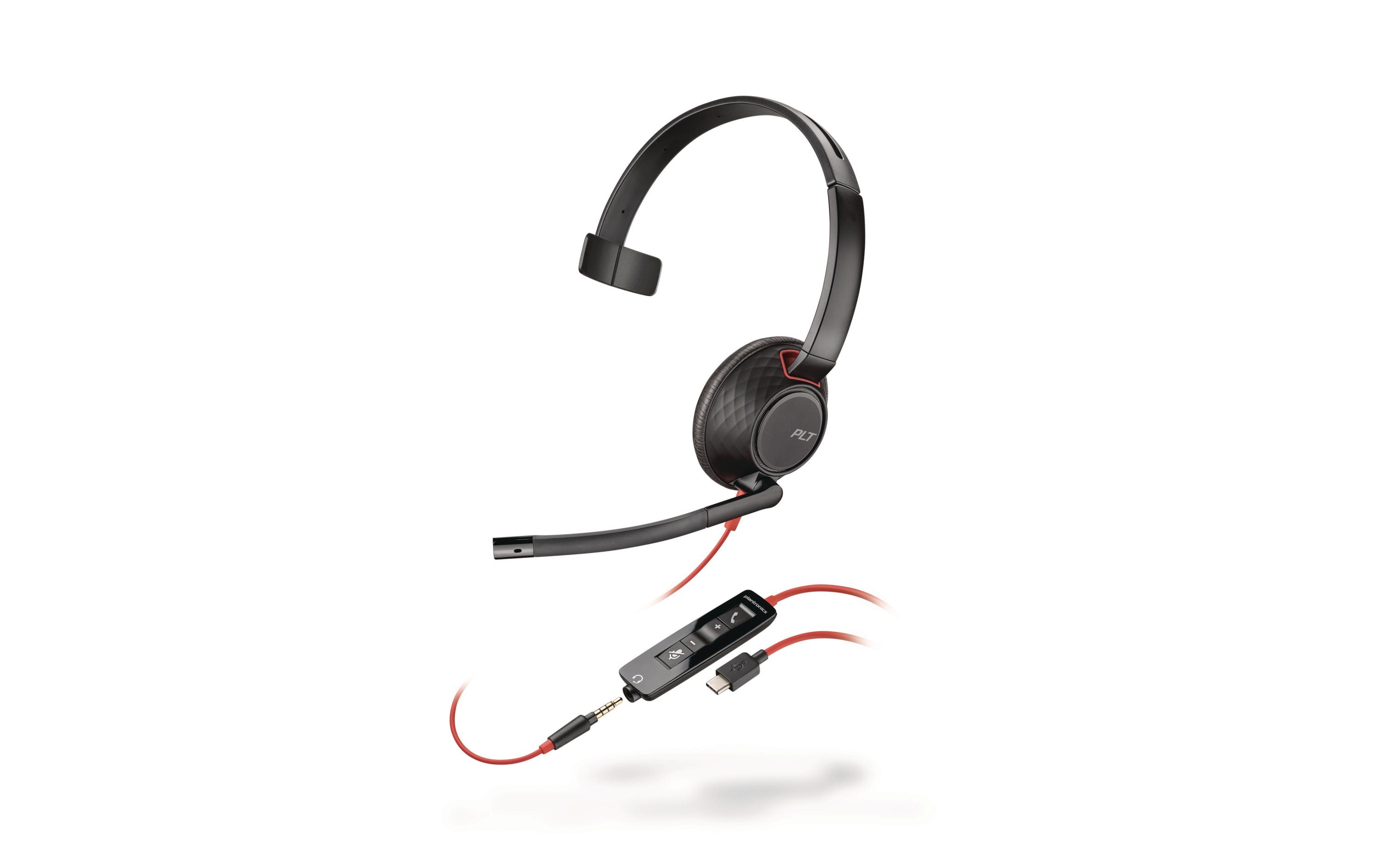 Plantronics Headset »Blackwire 5210 USB-C Mono«, Noise-Cancelling