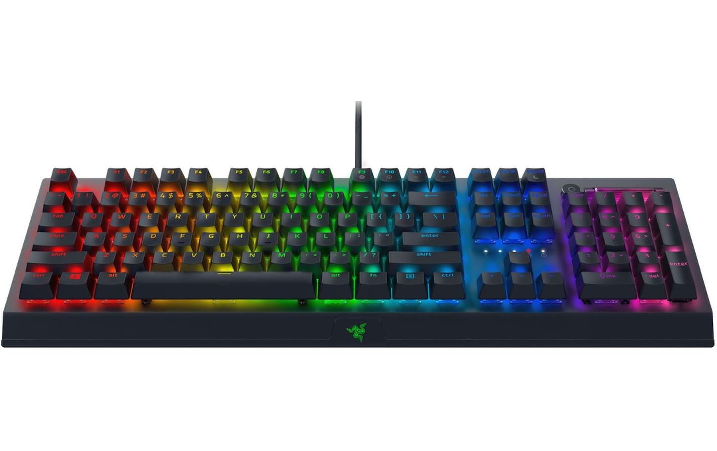 Razer Black Widow V3 - Green Switch; CH-Layout Gaming Tastatur