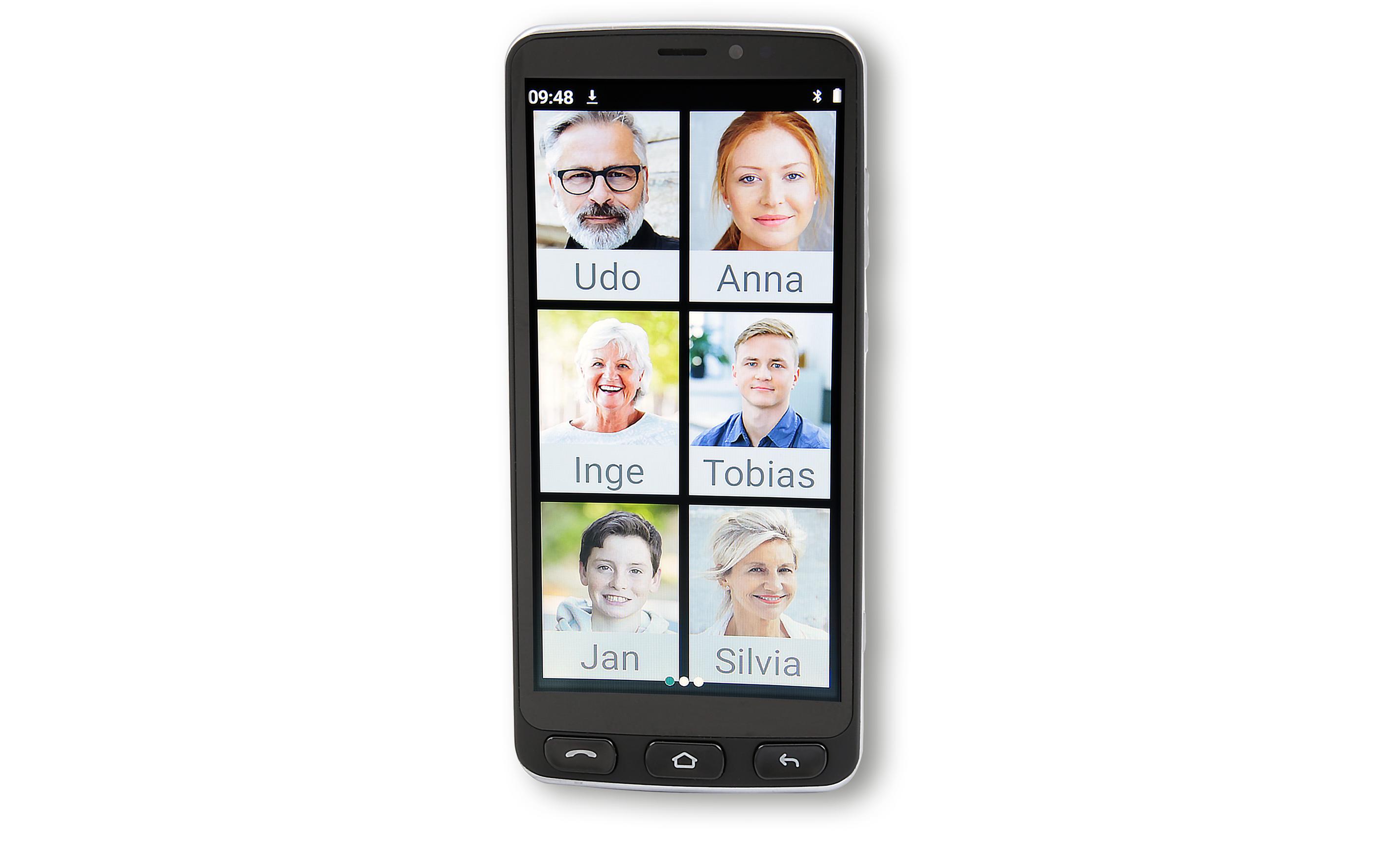 Olympia Smartphone »16 GB Schwarz«, schwarz, 13,97 cm/5,5 Zoll, 16 GB Speicherplatz, 8 MP Kamera