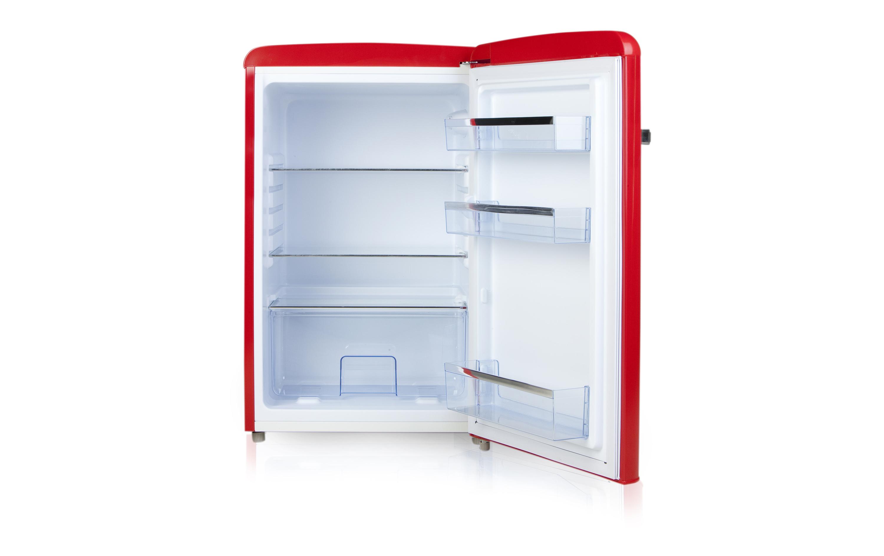 Domo Kühlschrank, DO981RTKR A++, 87,5 cm hoch, 55 cm breit