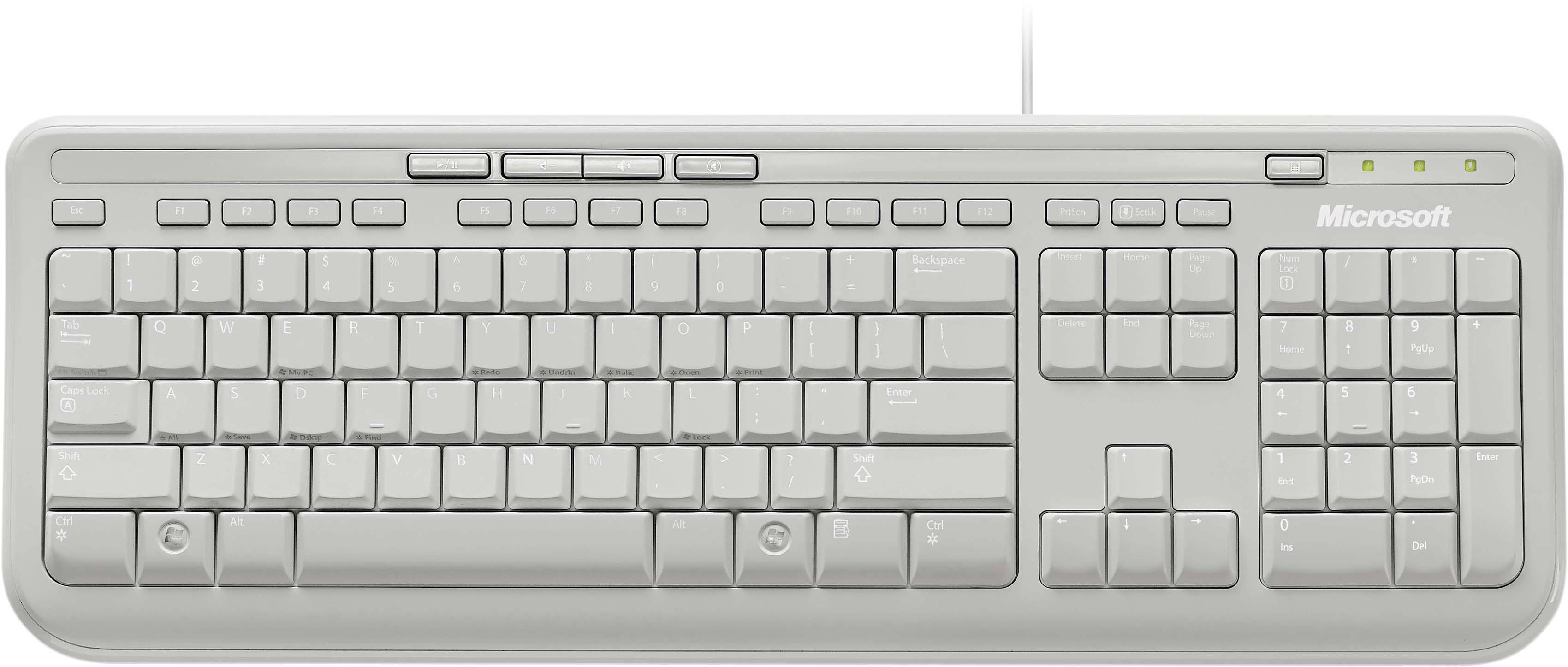 Microsoft Tastatur »Wired Keyboard 600«