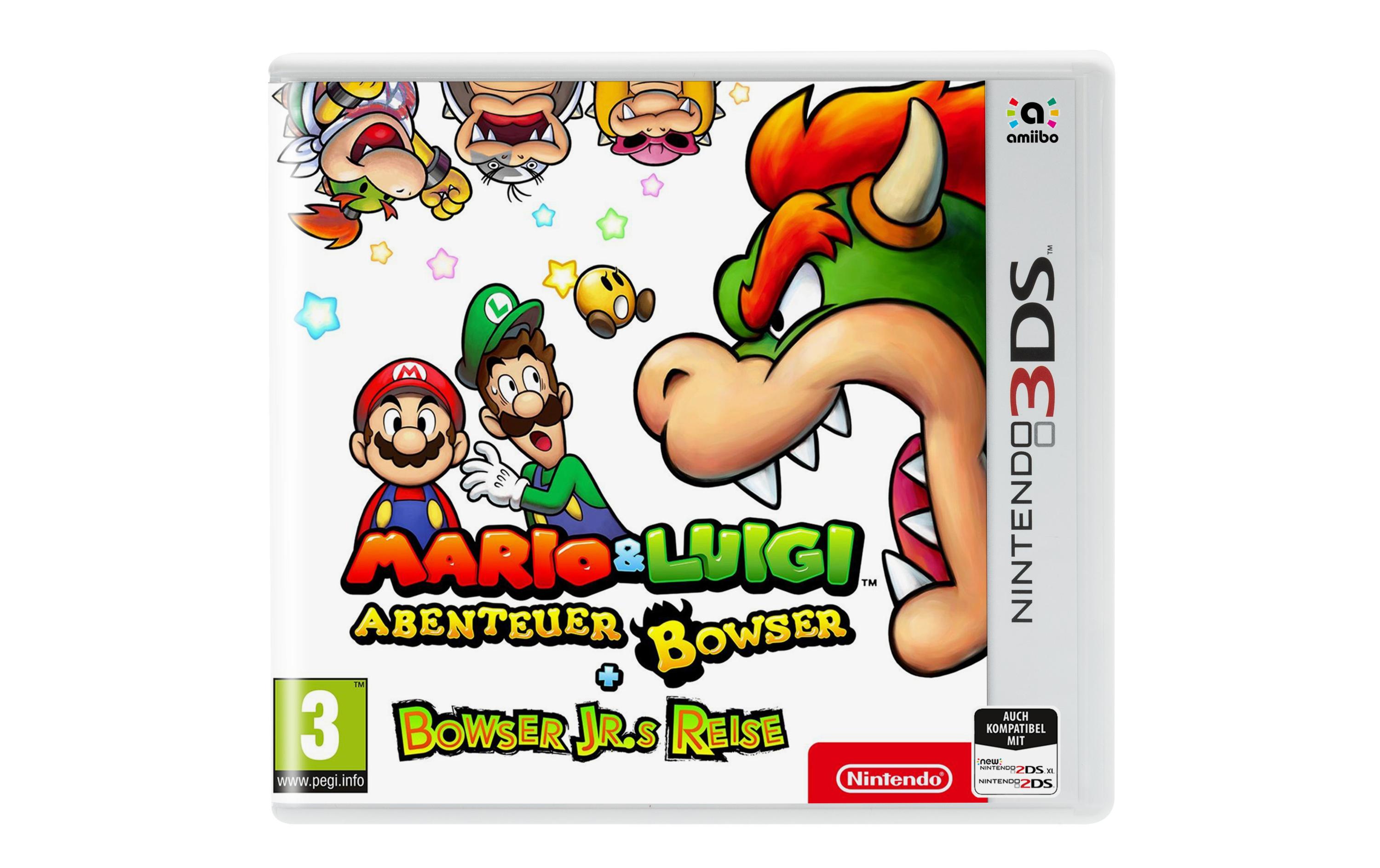 Nintendo Spielesoftware »Mario & Luigi: Abenteuer Bowser + Bowser Jr.s Reis«, Nintendo 3DS