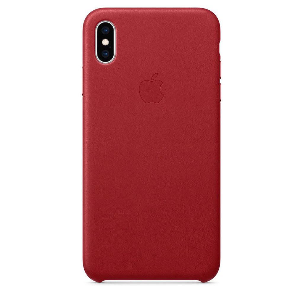 Apple Smartphone-Hülle »Apple iPhone XsM Leder Case Red«, MRWQ2ZM/A