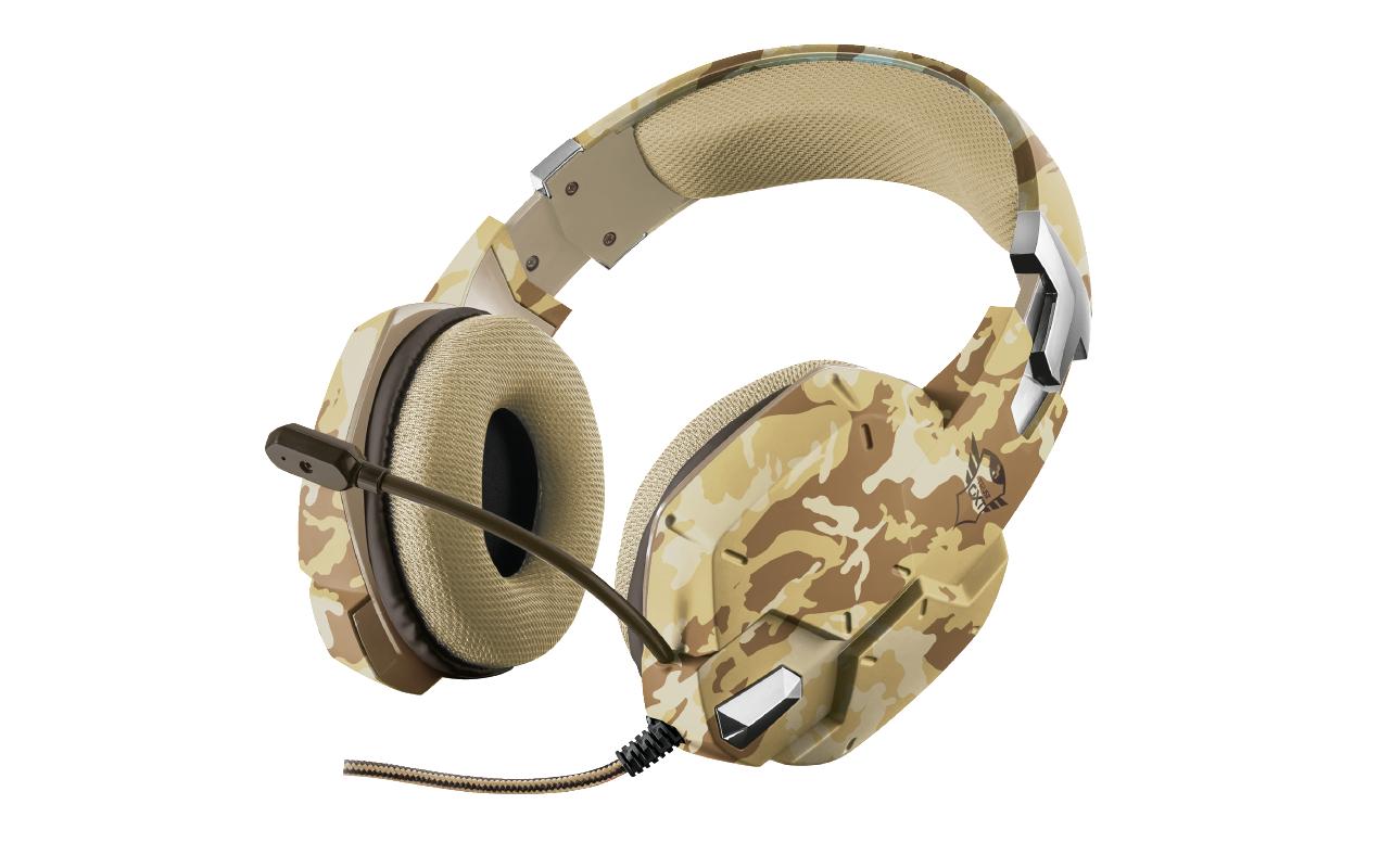 Trust Gaming-Headset »GXT 322D Carus Camouflage/Beige«