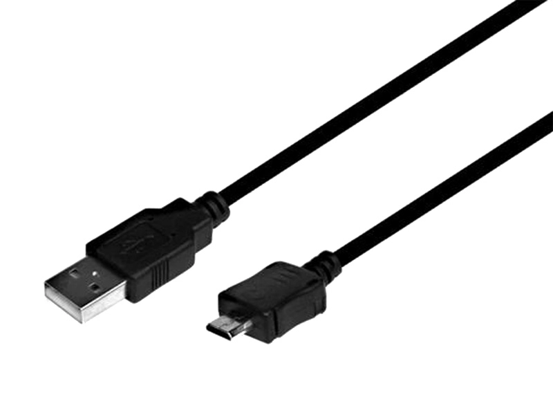 1m USB2.0/MicroUSB USB Kabel USB A Micro-USB A Schwarz