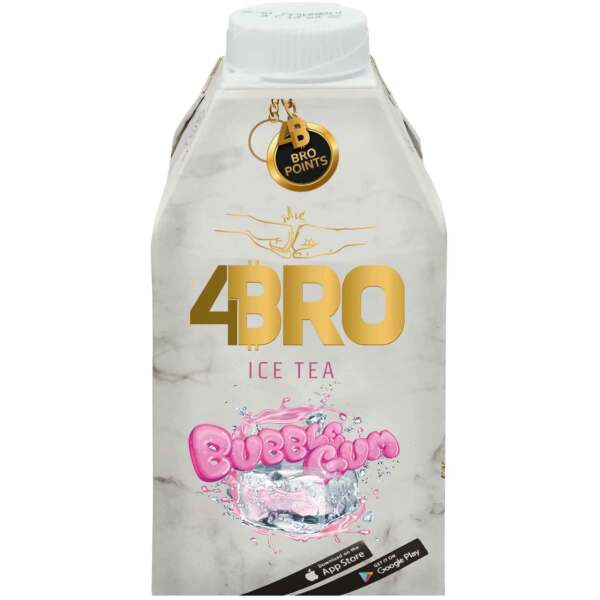 4Bro Ice Tea Bubble Gum 500ml