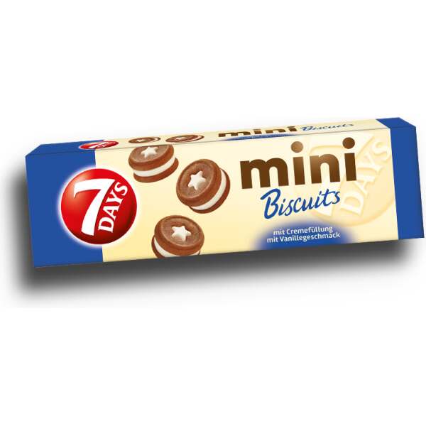 7Days Mini Biscuits Vanille 100g