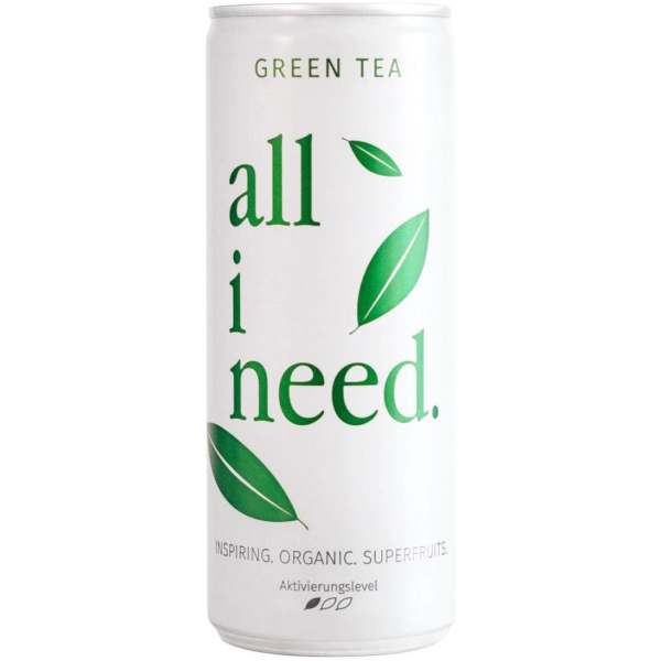 All i need Green Tea BIO 250ml
