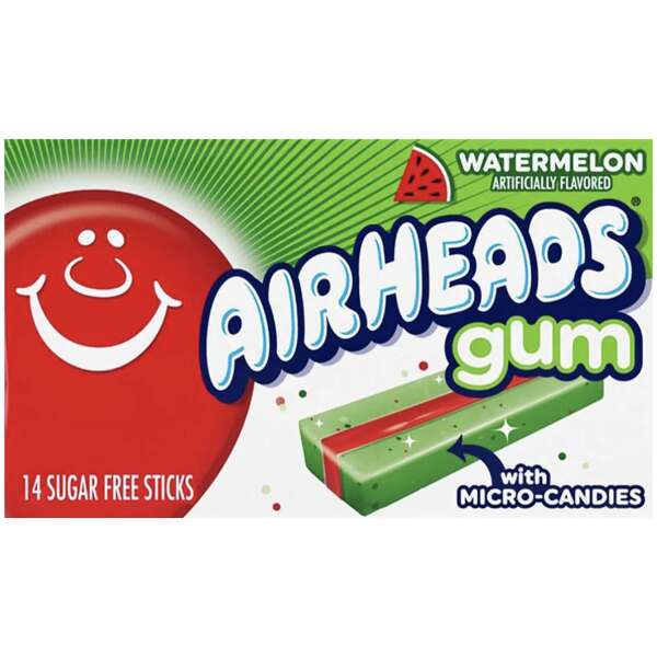 Airheads Gum Watermelon 33g
