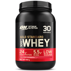 100% Whey Gold Standard - 900g - Delicious Strawberry