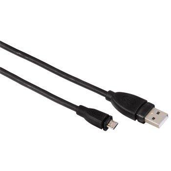 00054589 USB Kabel 3 m USB A Micro-USB B Schwarz