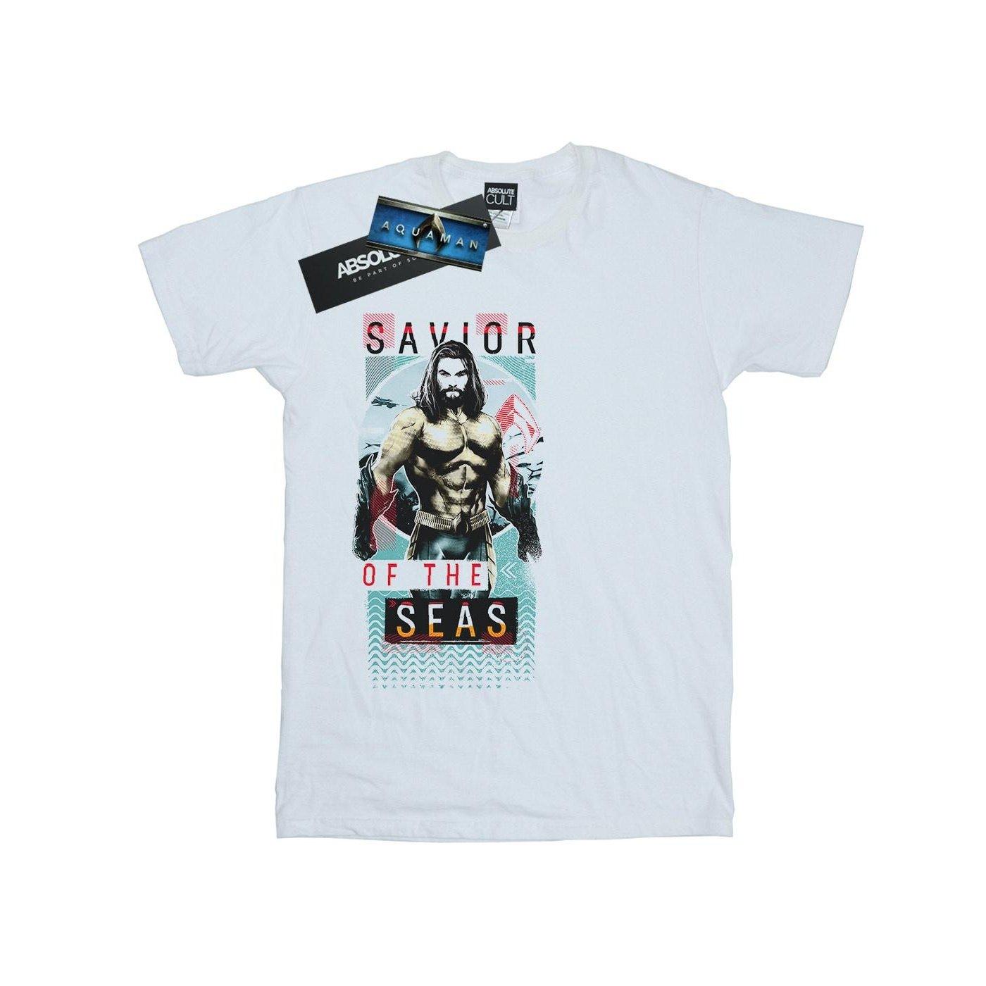 Aquaman Saviour Of The Seas Tshirt Damen Weiss XL