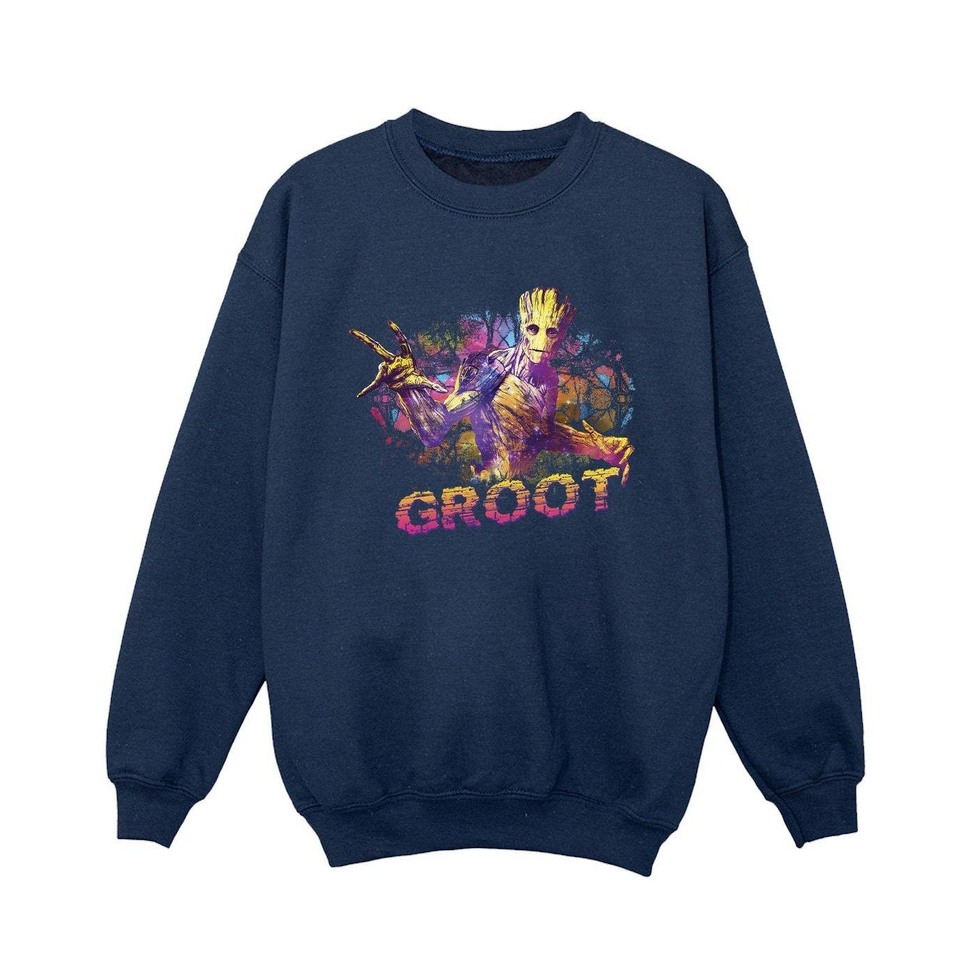 Guardians Of The Galaxy Abstract Groot Sweatshirt Unisex Marine 104