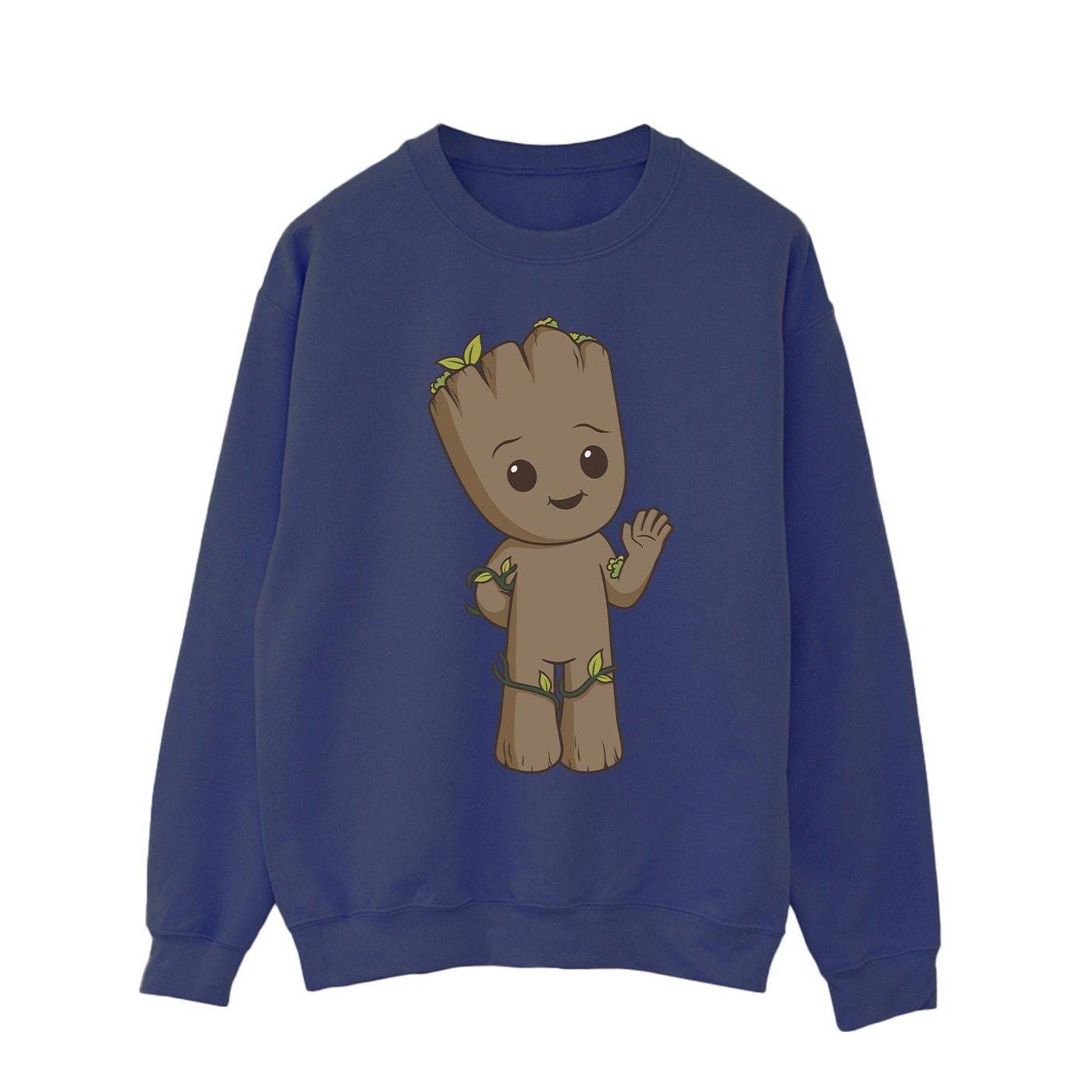 I Am Groot Cute Groot Sweatshirt Herren Marine XXL