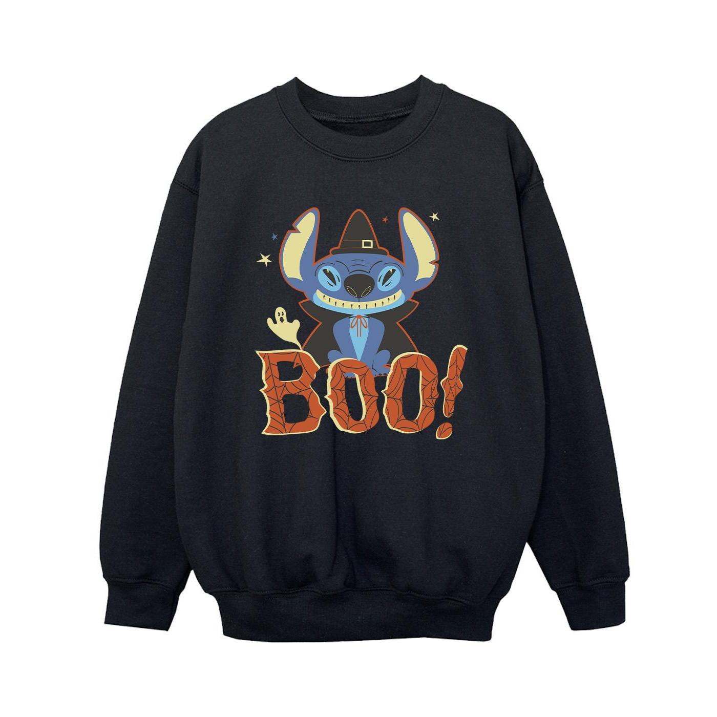 Lilo & Stitch Boo! Sweatshirt Jungen Schwarz 152-158