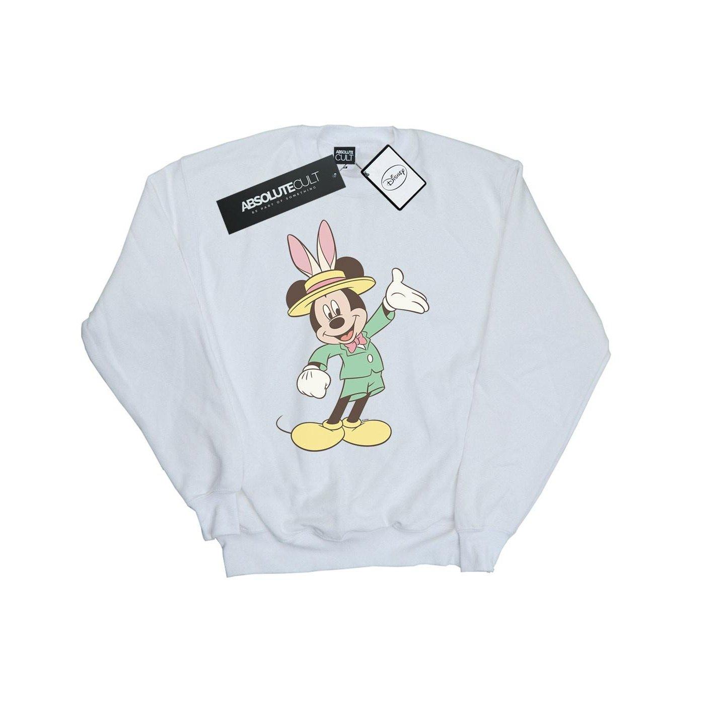 Mickey Mouse Easter Bunny Sweatshirt Mädchen Weiss 152-158