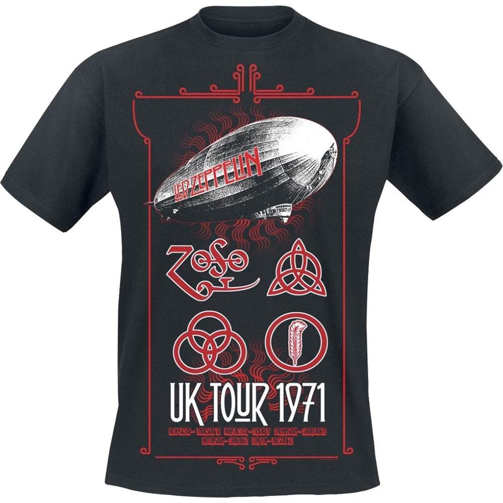 Uk Tour '71 Tshirt Damen Schwarz XXL