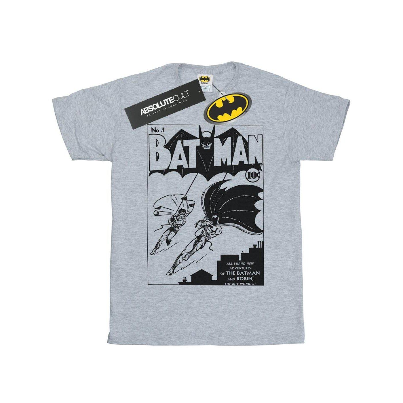 Batman No. 1 Mono Tshirt Herren Grau XXL