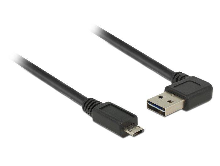 0.5m, USB2.0-A/USB2.0 Micro-B USB Kabel 0,5 m USB A Micro-USB B Schwarz