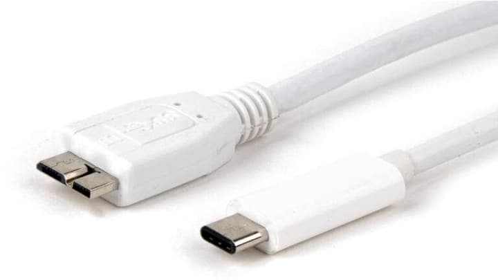 13868 USB Kabel 1 m USB 3.2 Gen 1 (3.1 Gen 1) USB C Micro-USB A Weiß