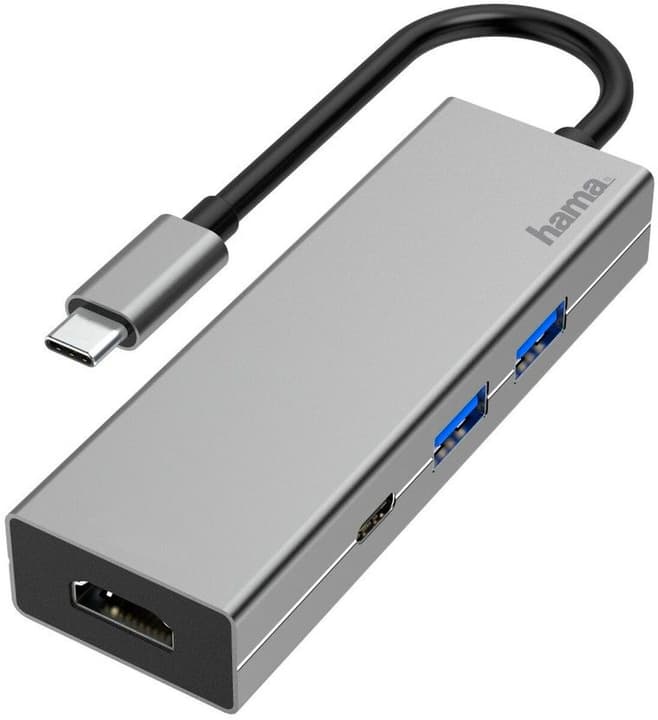 00200107 Notebook-Dockingstation & Portreplikator USB 3.2 Gen 1 (3.1 Gen 1) Type-C Anthrazit, Grau