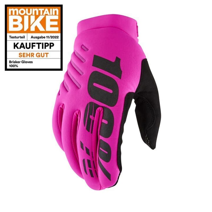 100% Brisker Bike-Handschuhe pink
