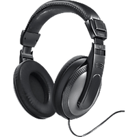 Hama Over-Ear-Kopfhörer »Fernsehkopfhörer Over-Ear schwarz, einseitiges langes Kabel 6m Klinke«, Geräuschisolierung