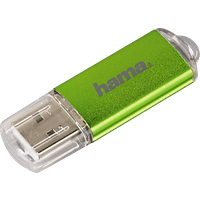 HAMA FlashPen Laeta - USB-Stick (64 GB, Grün)