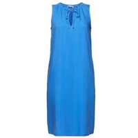 EDC Ärmelloses Kleid mit elastischem Kragen (BRIGHT BLUE)